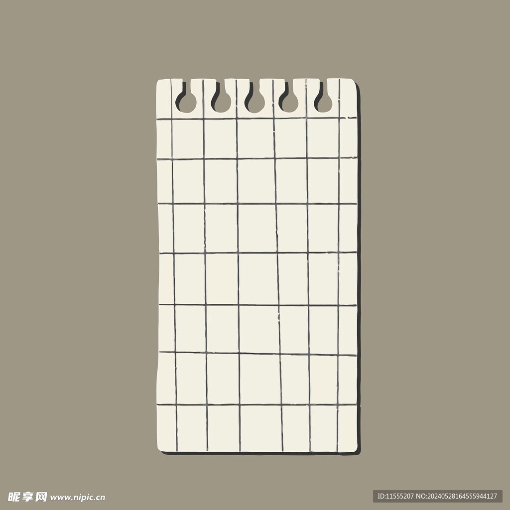 卡通便签纸矢量简笔画