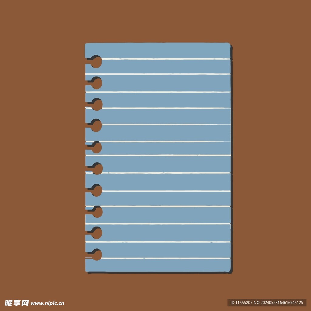 卡通便签纸矢量简笔画