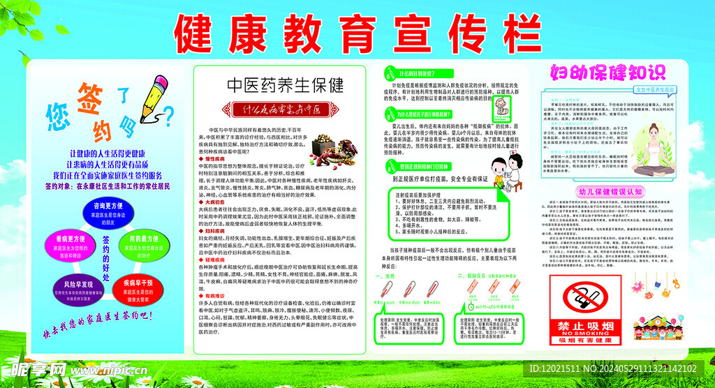 健康教育宣传栏