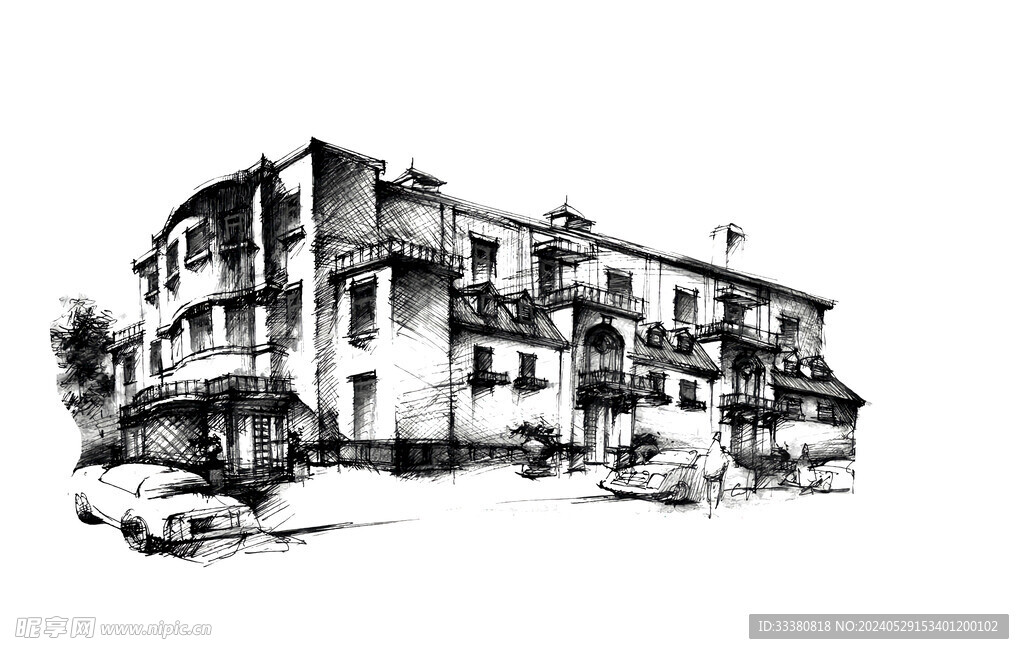 手绘作品方案草图