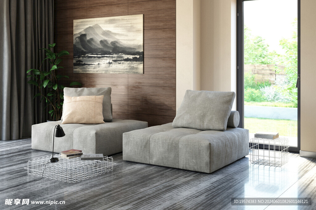  C4D模型 沙发