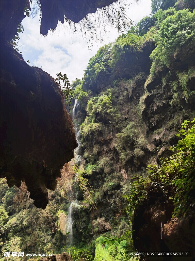 马岭河峡谷风景