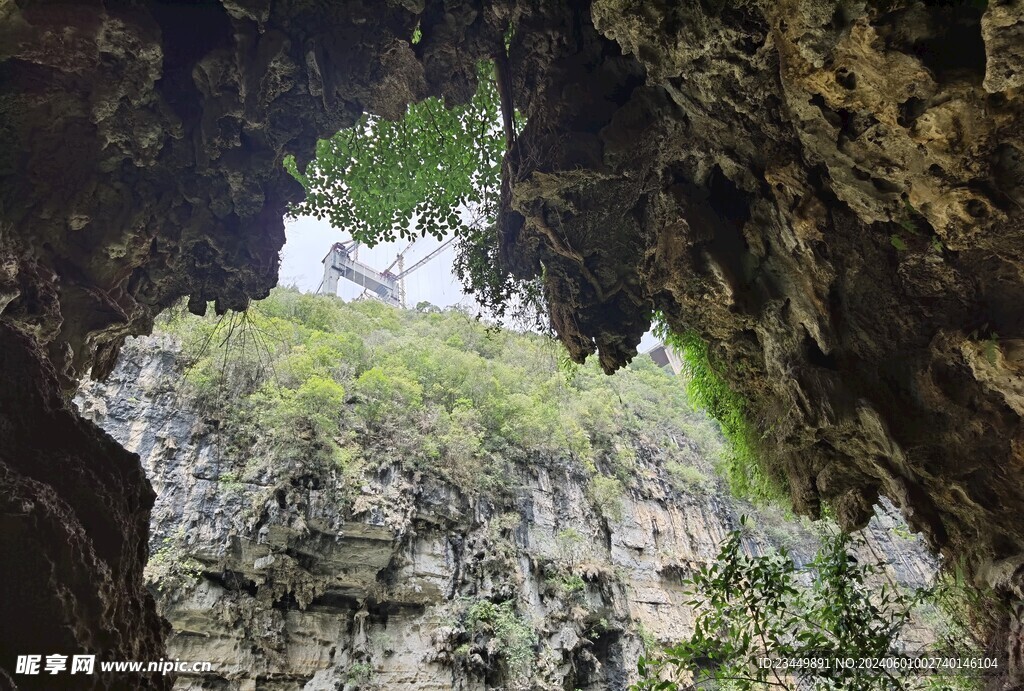 马岭河峡谷风光