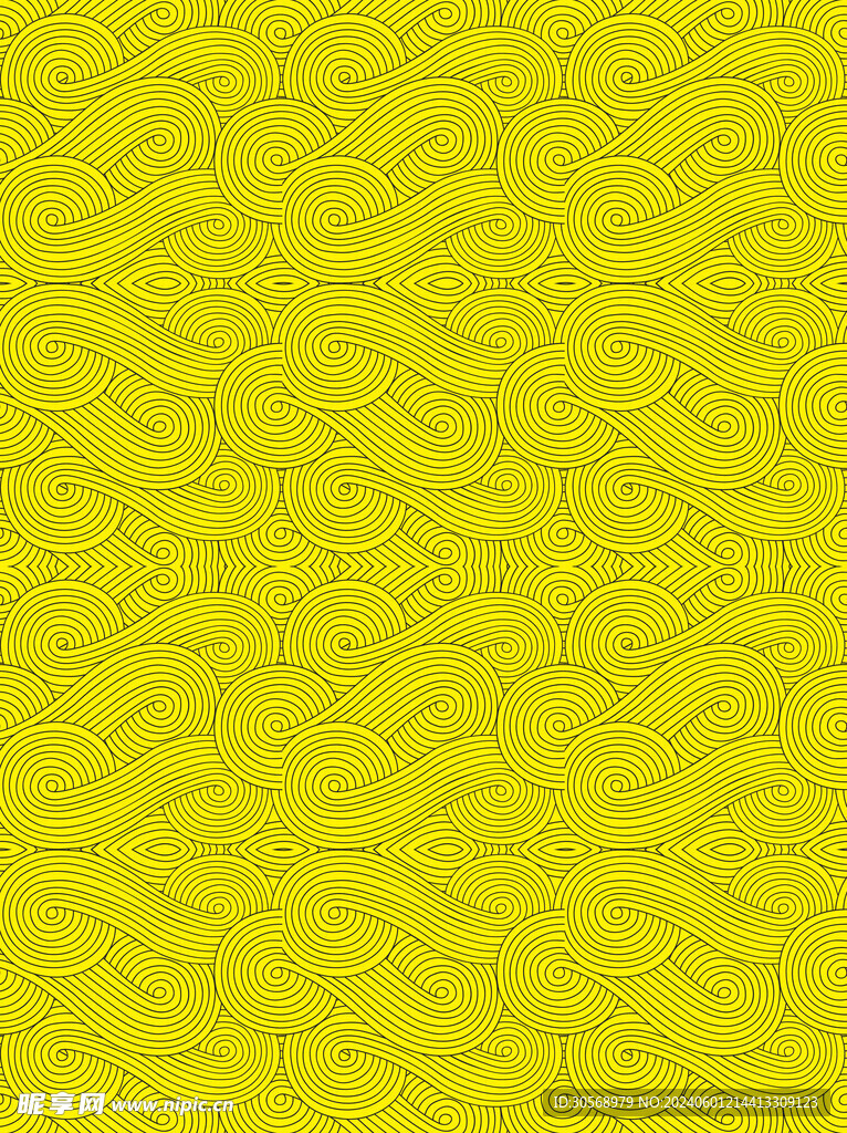 中式祥云底纹花纹