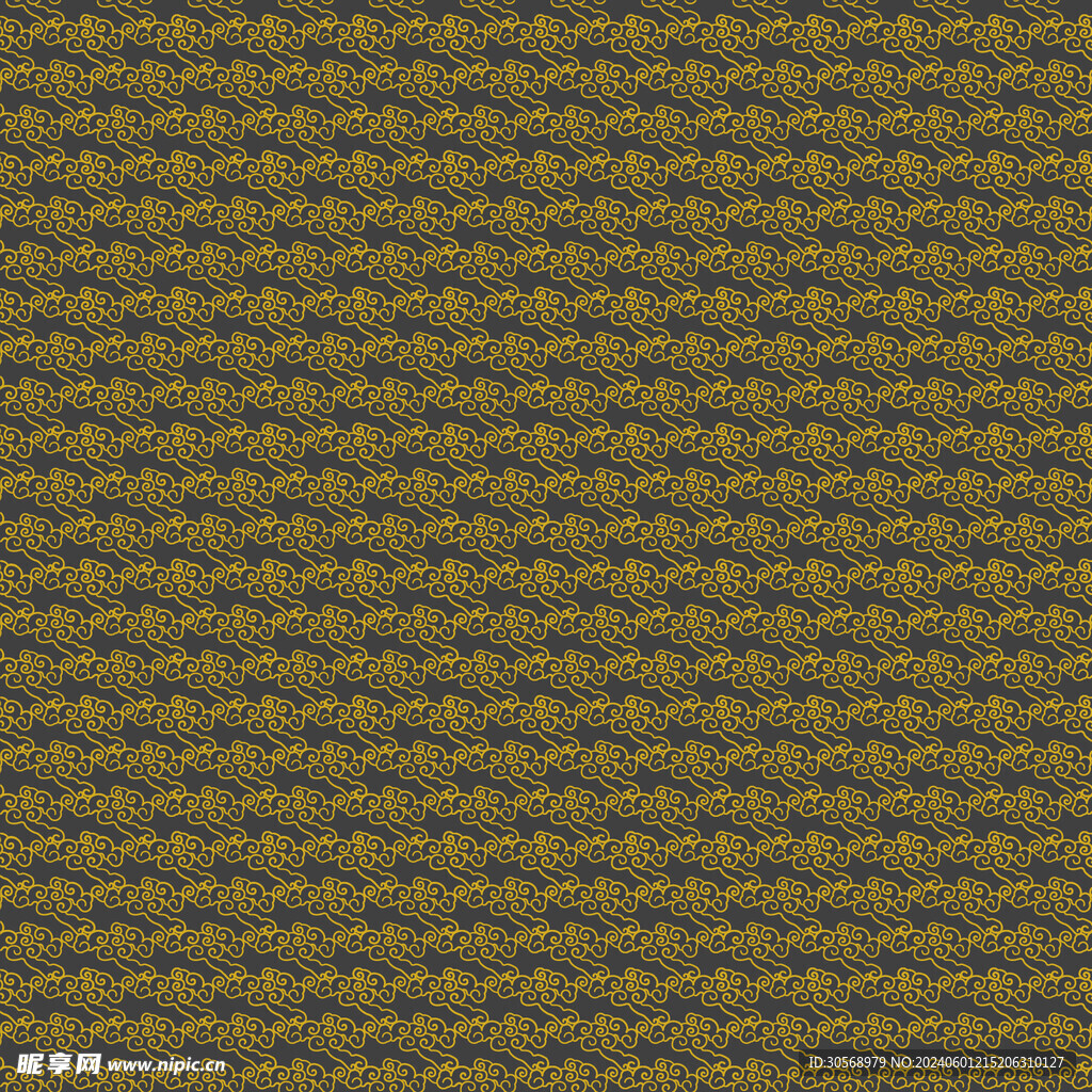 中式祥云底纹花纹