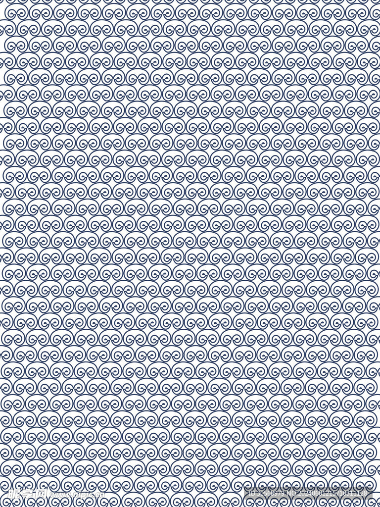 中式祥云底纹花纹