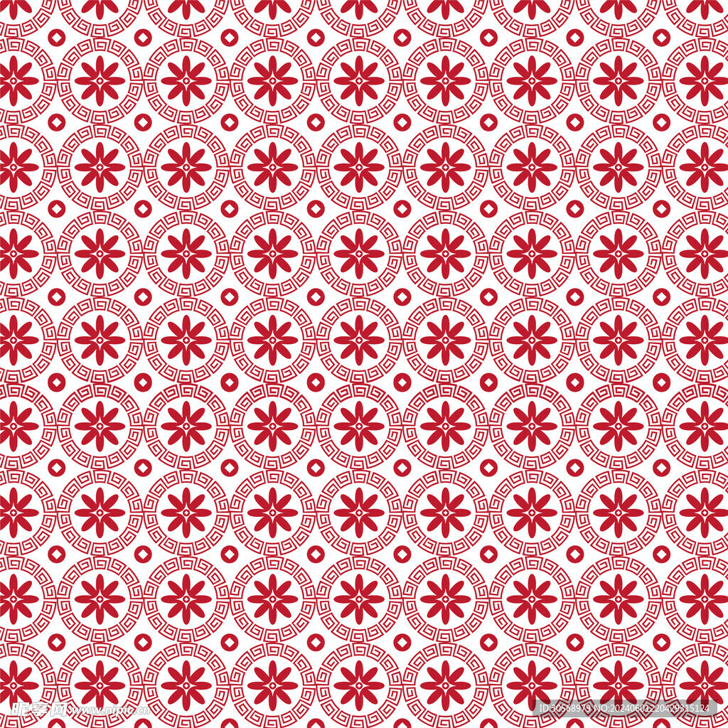 中式传统底纹花纹