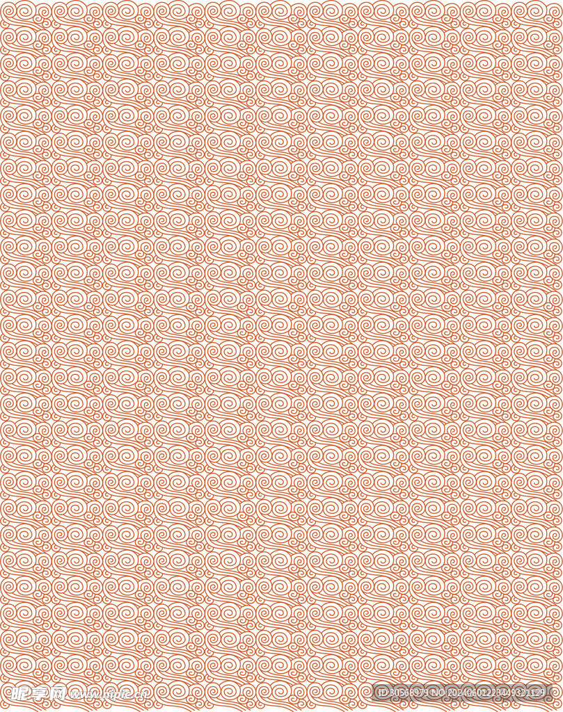 中式祥云底纹花纹