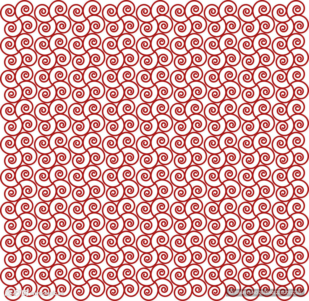 中式祥云底纹花纹