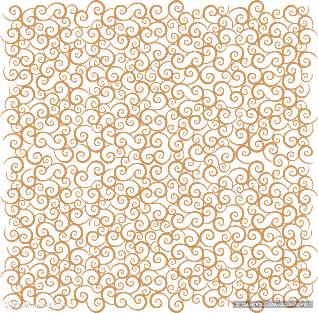 中式祥云底纹花纹