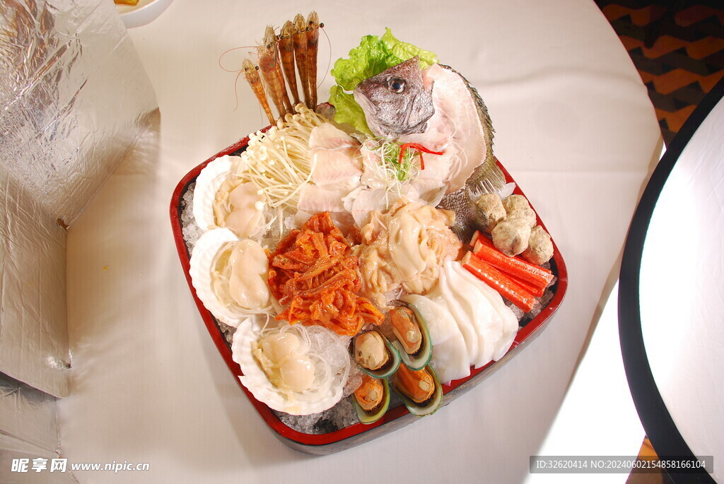 冰镇海鲜 海鲜拼盘