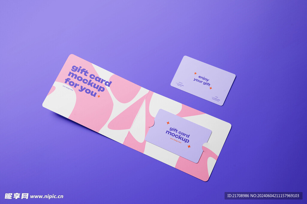 礼品卡样机