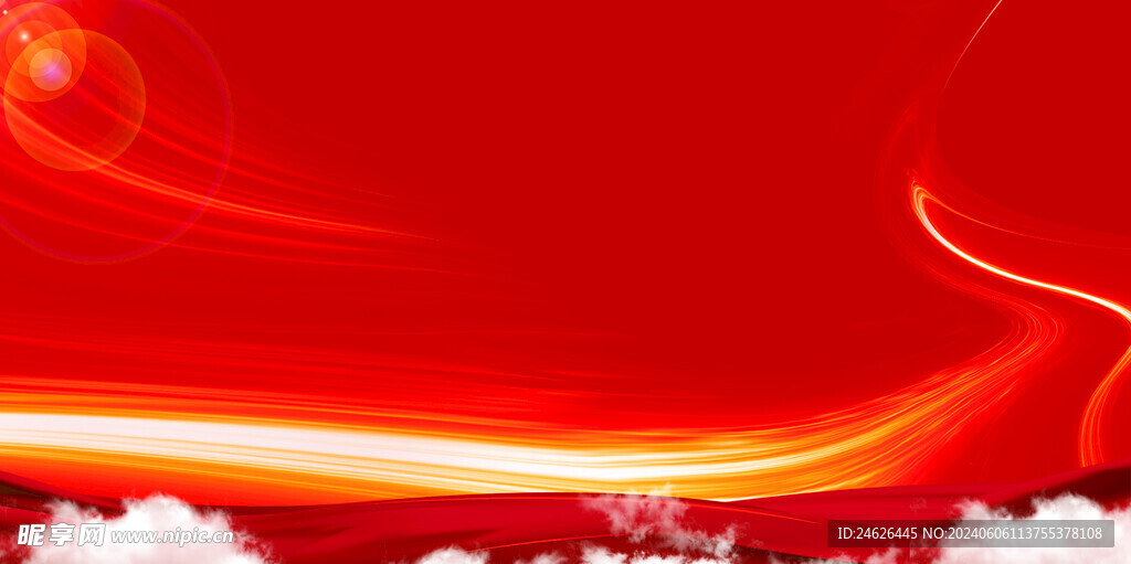红色光效背景图片