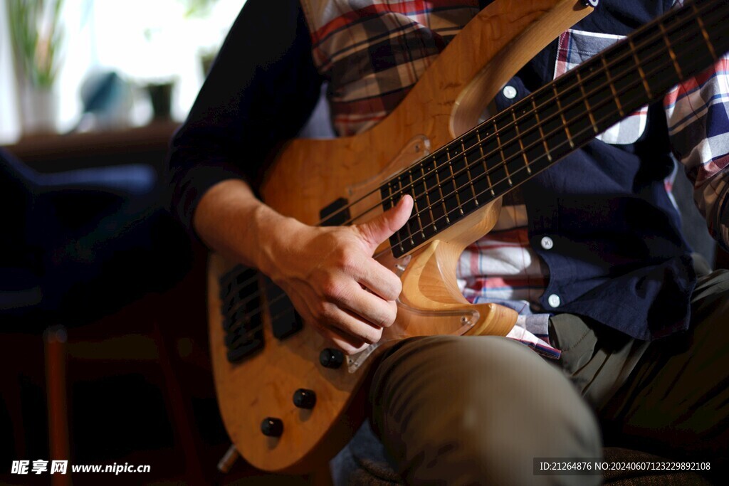 复古吉他摄影
