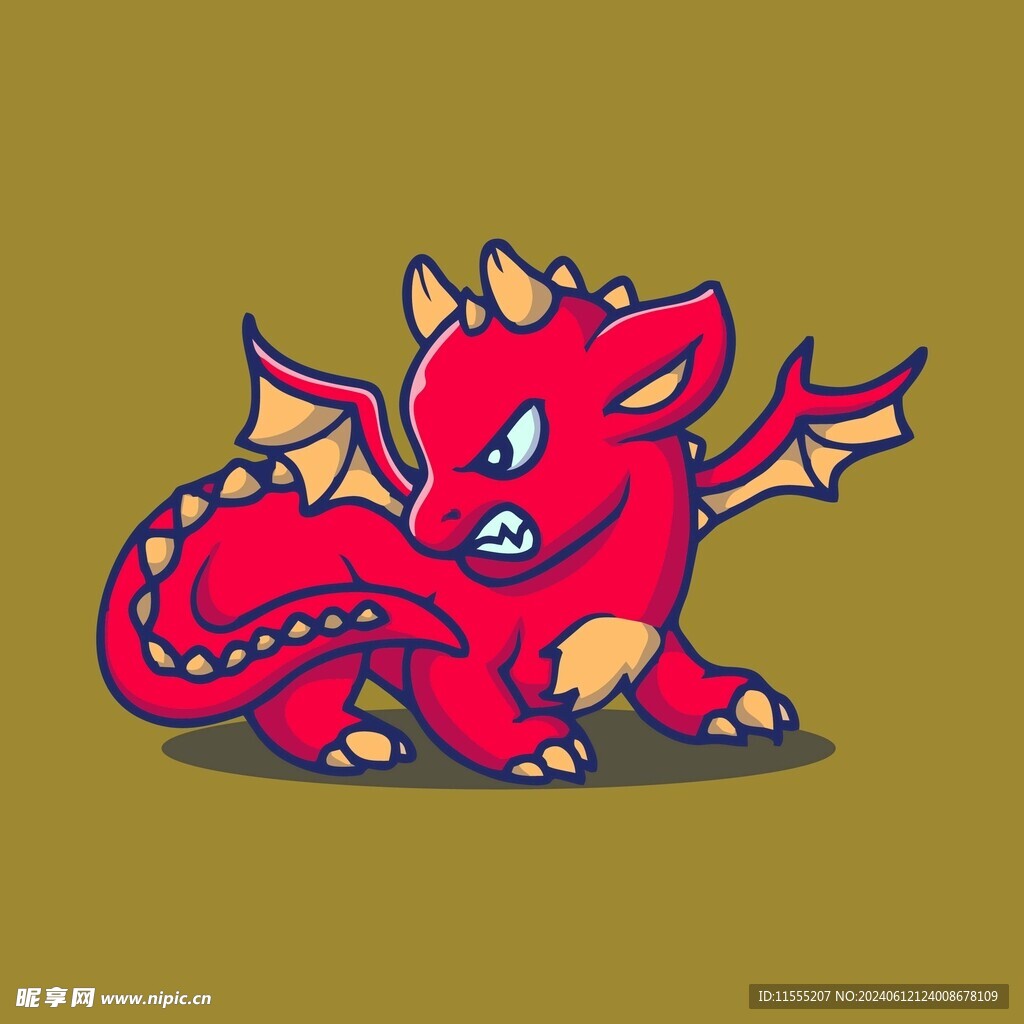 恐龙矢量卡通儿童插画图片