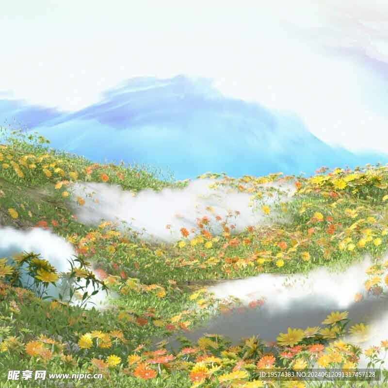 C4D模型 草地