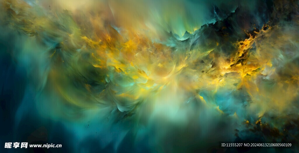 创意多彩水彩颜料油漆海报背景