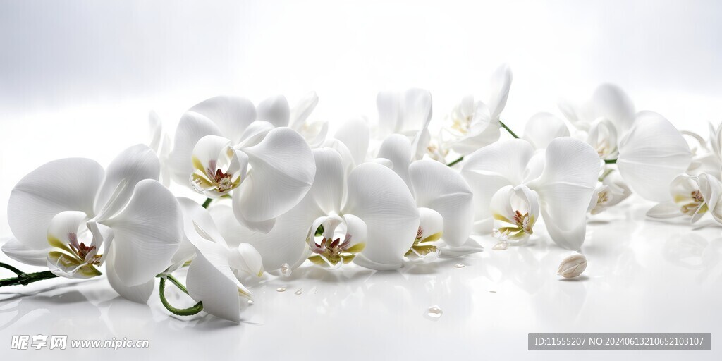 创意多彩花朵水彩海报背景