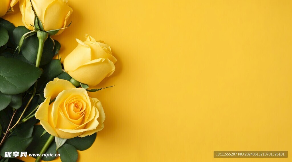 创意多彩花朵水彩海报背景