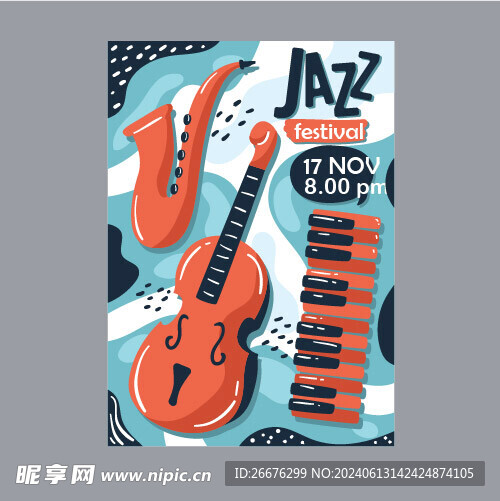 创意乐器海报