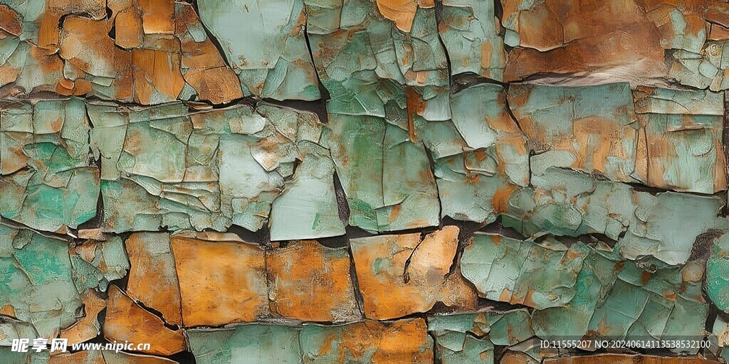 多彩石头墙面素材图片