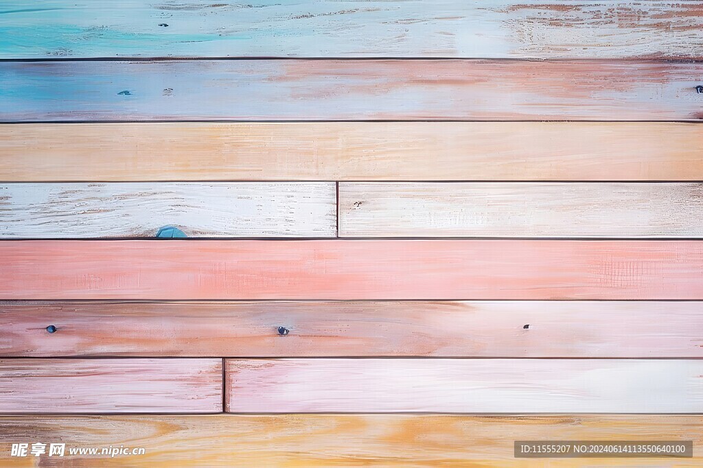 多彩木纹木板素材图片