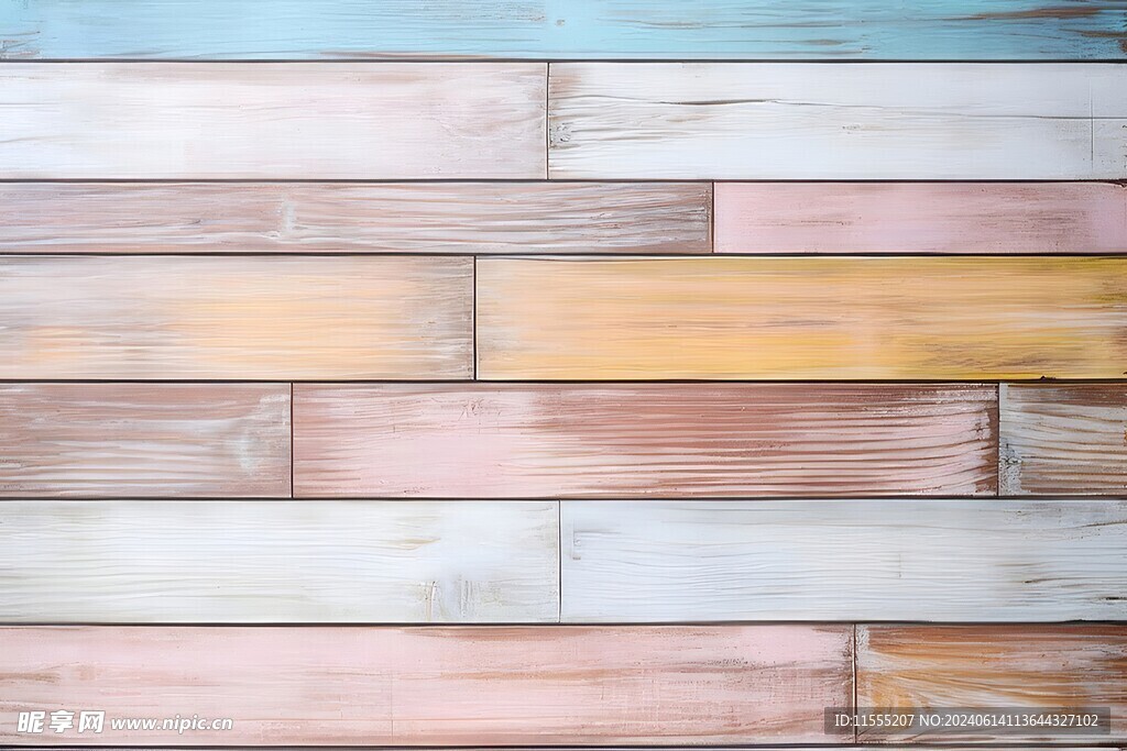 多彩木纹木板素材图片