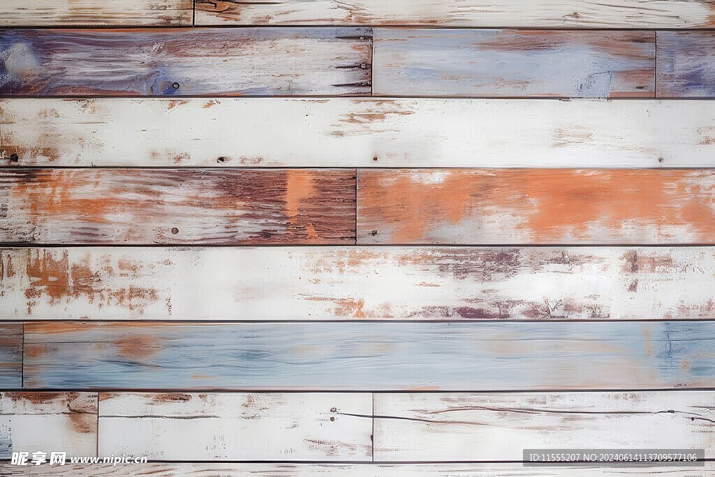 多彩木纹木板素材图片