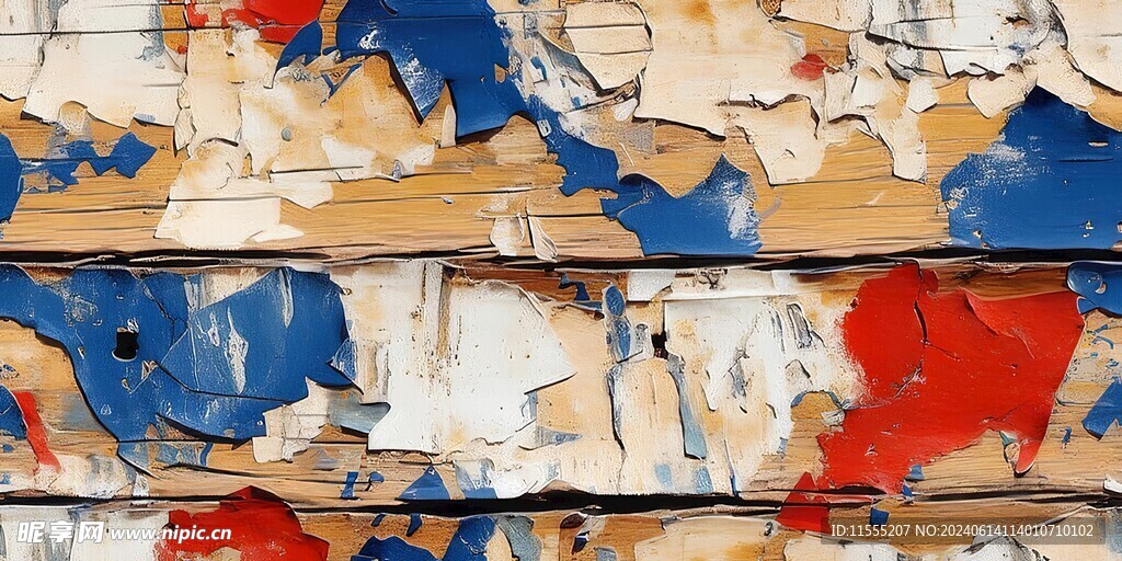 多彩木纹木板素材图片