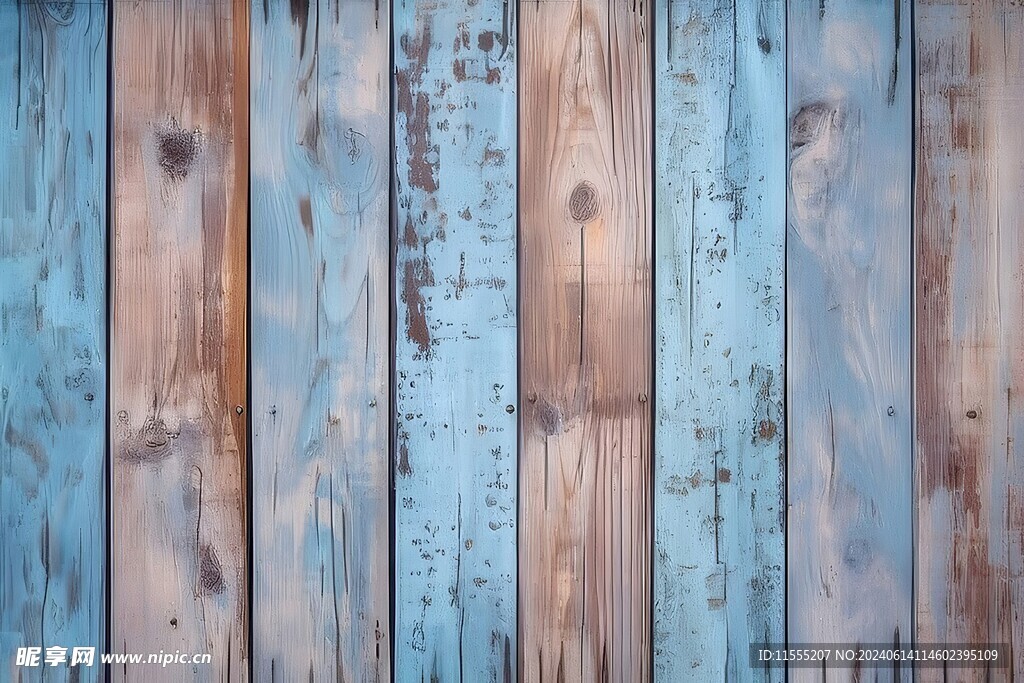 多彩木纹木板素材图片