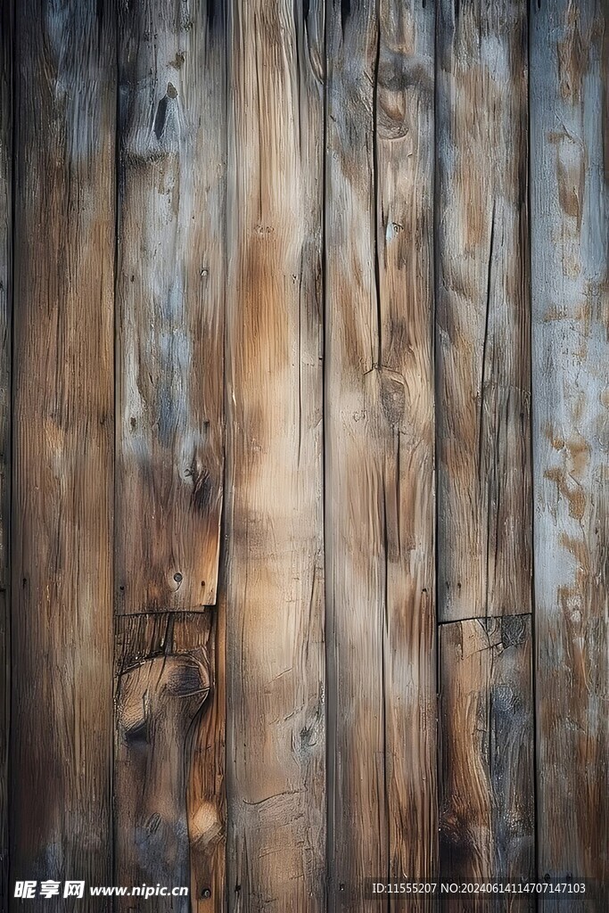 多彩木纹木板素材图片