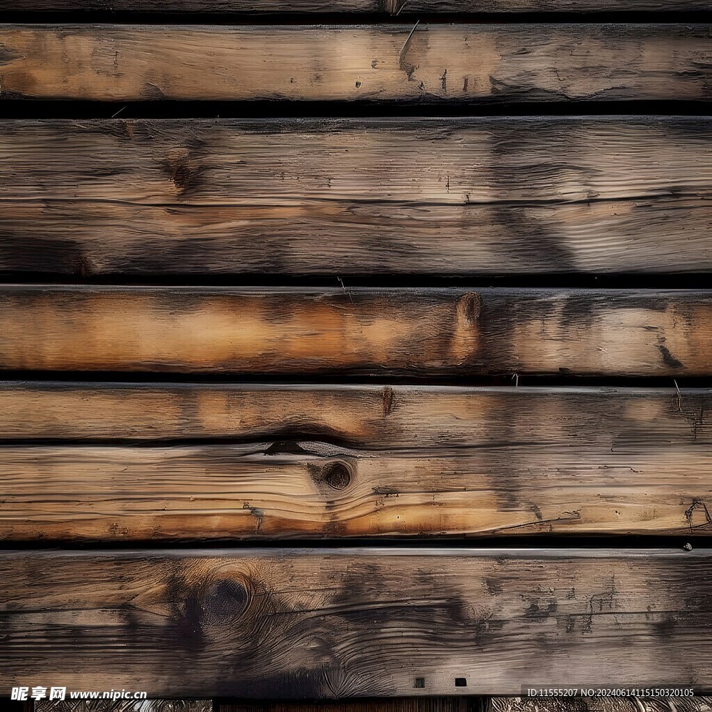 多彩木纹木板素材图片