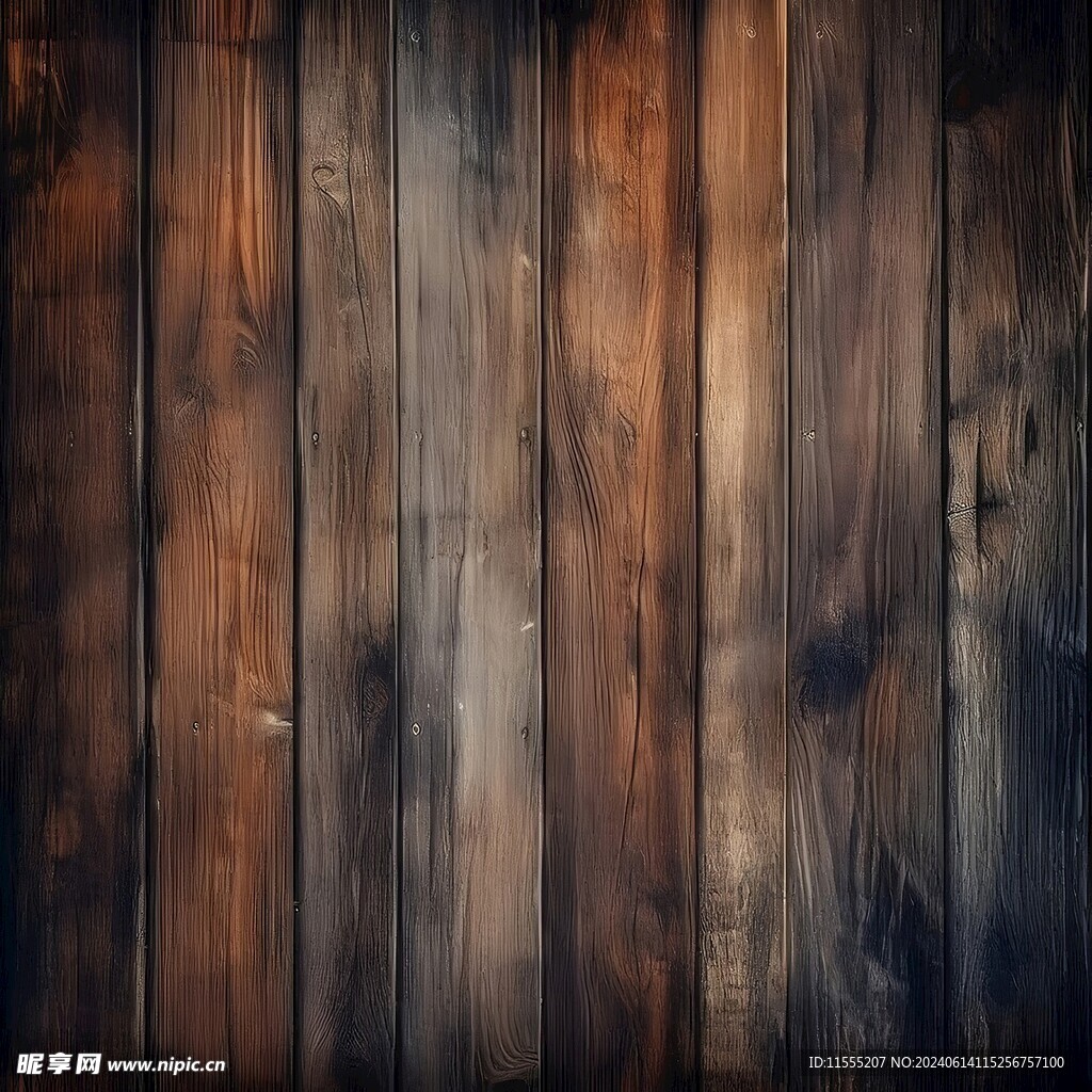 多彩木纹木板素材图片