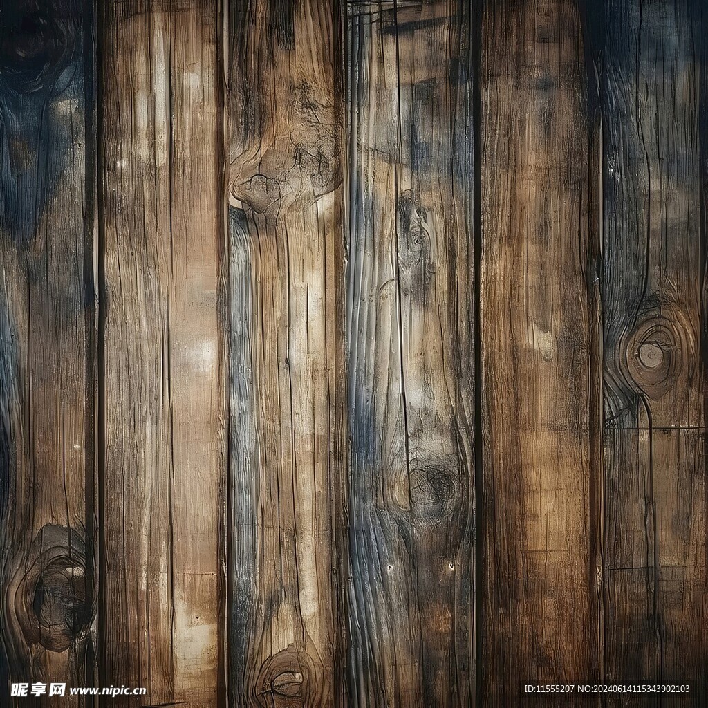 多彩木纹木板素材图片