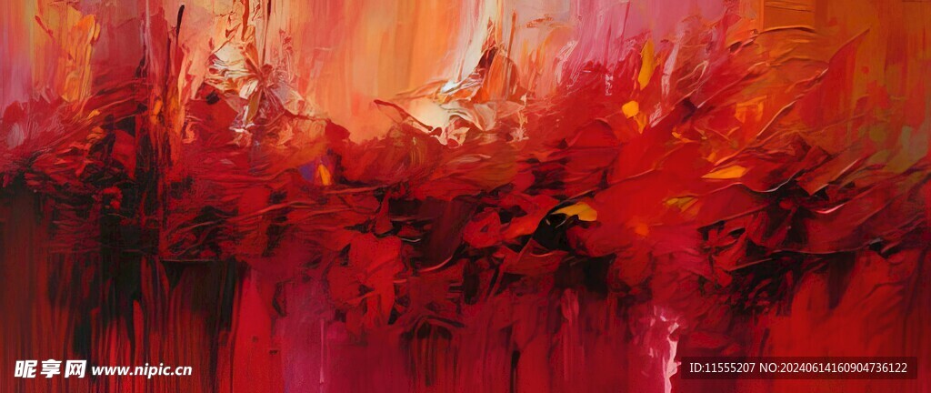 创意手绘泼墨多彩狂草水彩背景图