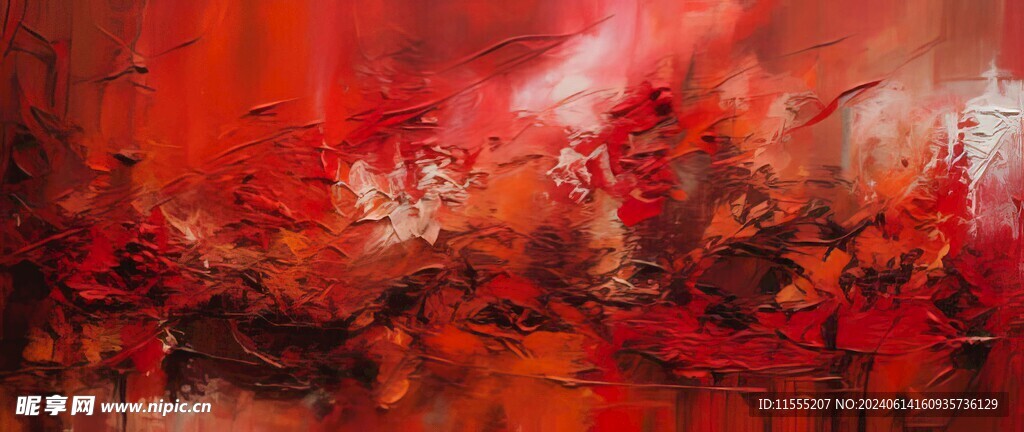 创意手绘泼墨多彩狂草水彩背景图