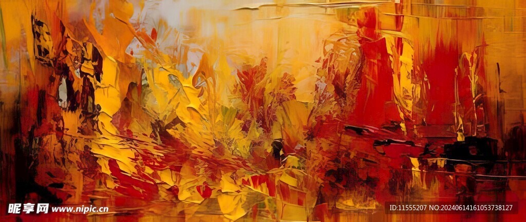 创意手绘泼墨多彩狂草水彩背景图