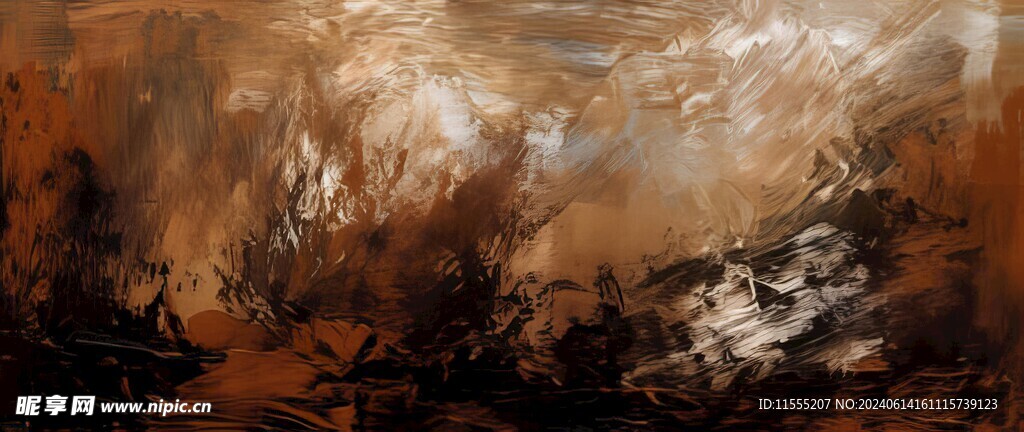 创意手绘泼墨多彩狂草水彩背景图