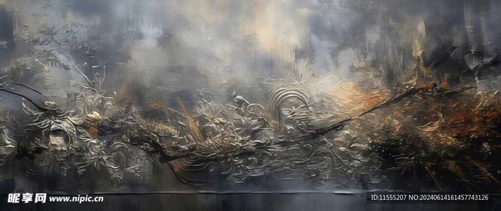 创意手绘泼墨多彩狂草水彩背景图