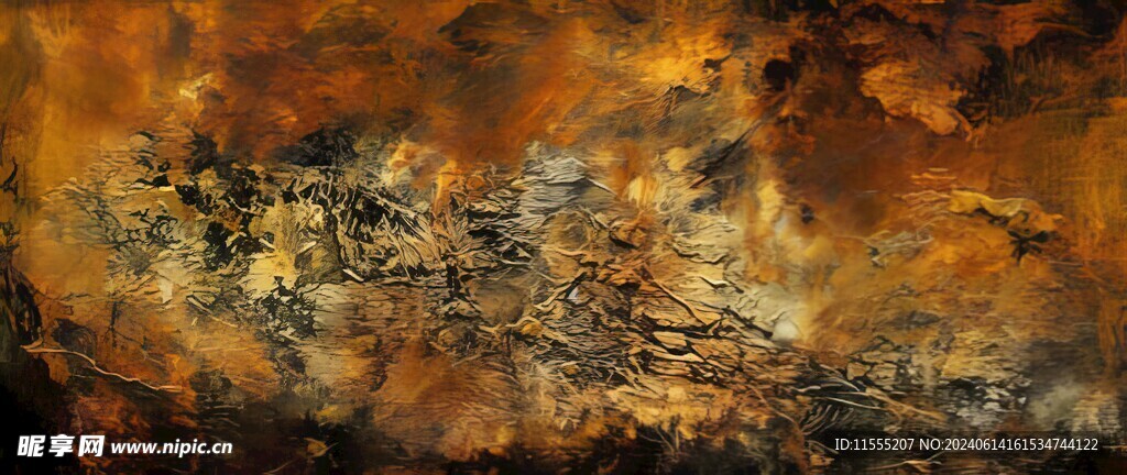 创意手绘泼墨多彩狂草水彩背景图