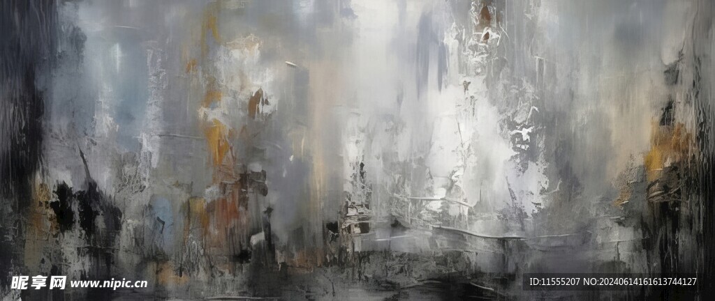 创意手绘泼墨多彩狂草水彩背景图