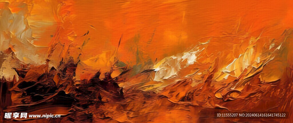 创意手绘泼墨多彩狂草水彩背景图