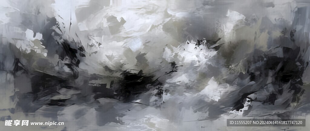 创意手绘泼墨多彩狂草水彩背景图