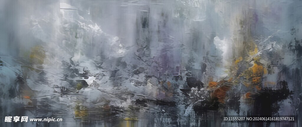 创意手绘泼墨多彩狂草水彩背景图