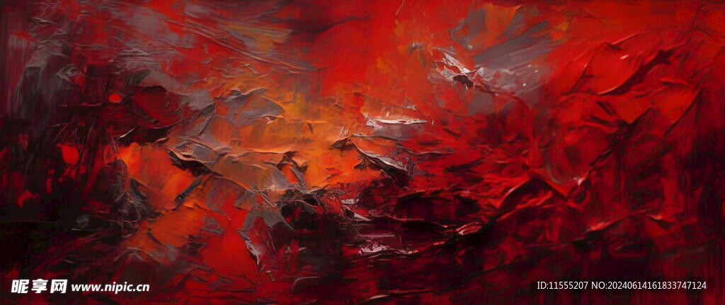 创意手绘泼墨多彩狂草水彩背景图