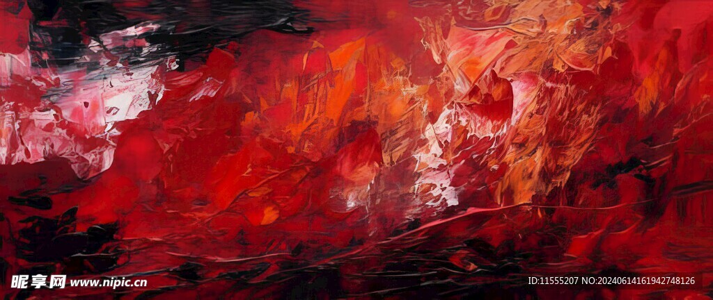 创意手绘泼墨多彩狂草水彩背景图