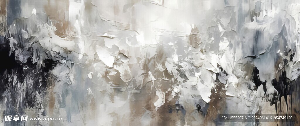 创意手绘泼墨多彩狂草水彩背景图