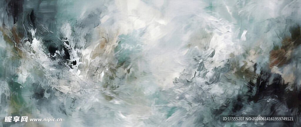 创意手绘泼墨多彩狂草水彩背景图