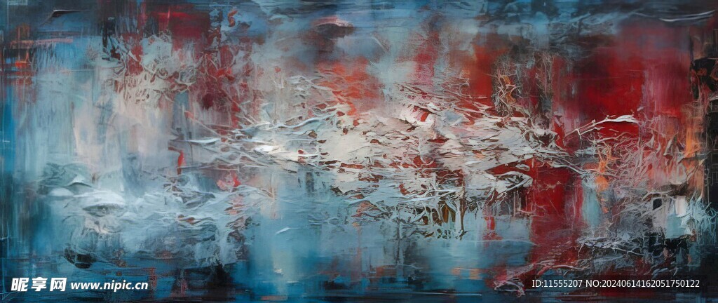 创意手绘泼墨多彩狂草水彩背景图