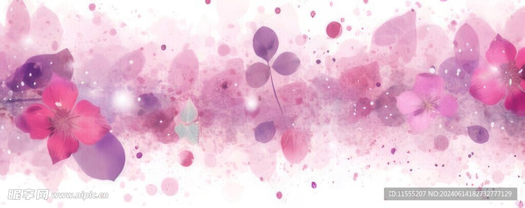 创意多彩抽象油彩绘画背景